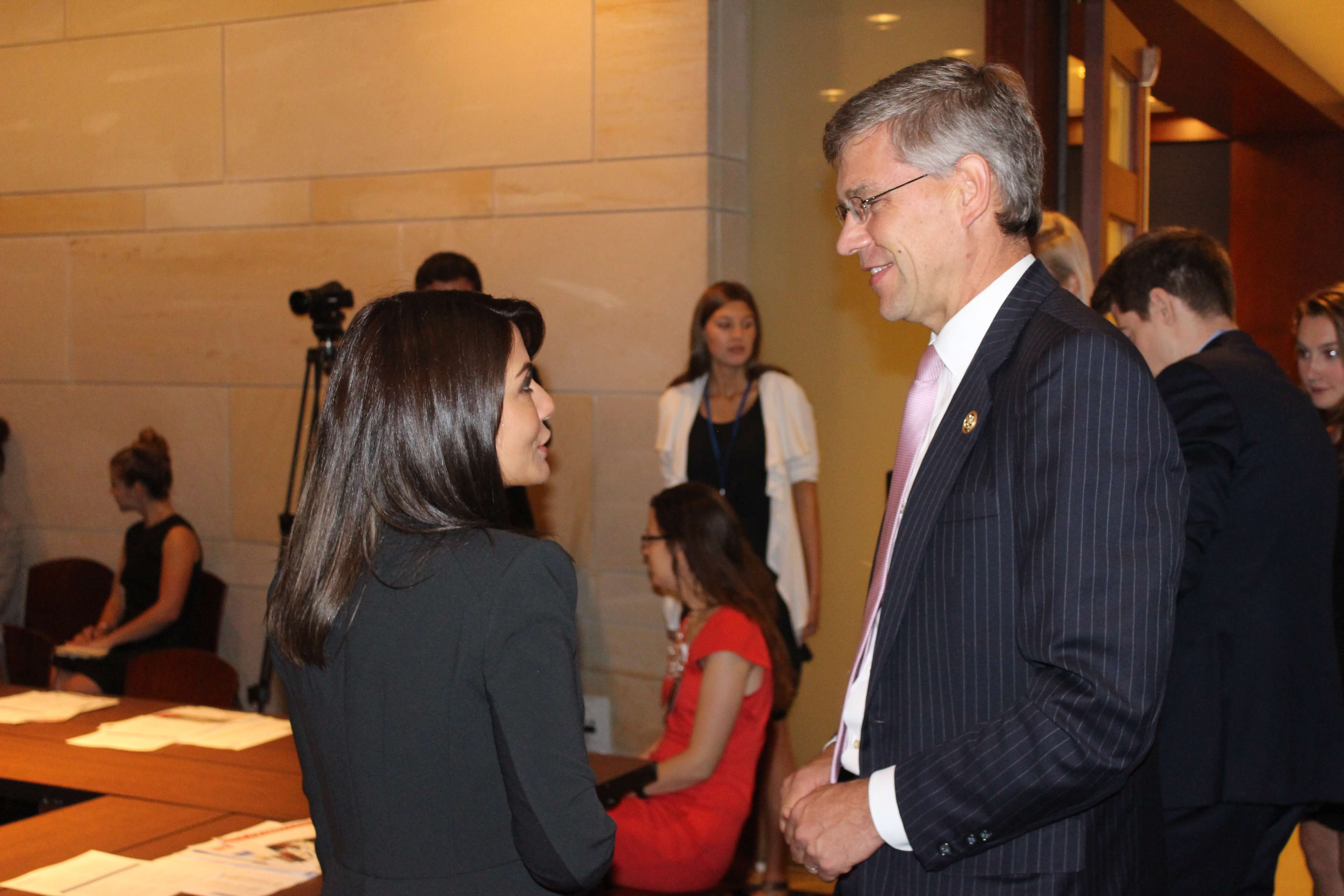 Marisol and Erik Paulsen in DC 2016 Marisol Nichols and Congressman Paulsen